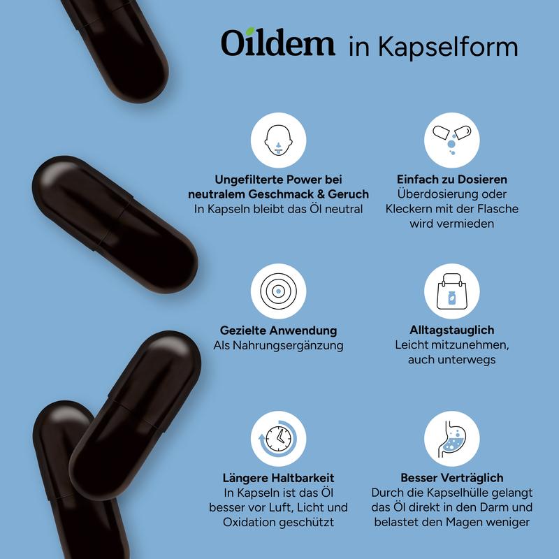 Bio Schwarzkümmelöl Kapseln Vegan